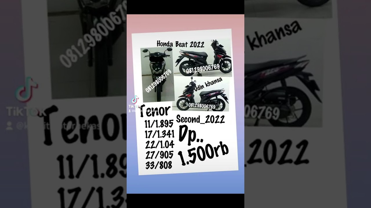 motor bekas cash and credit