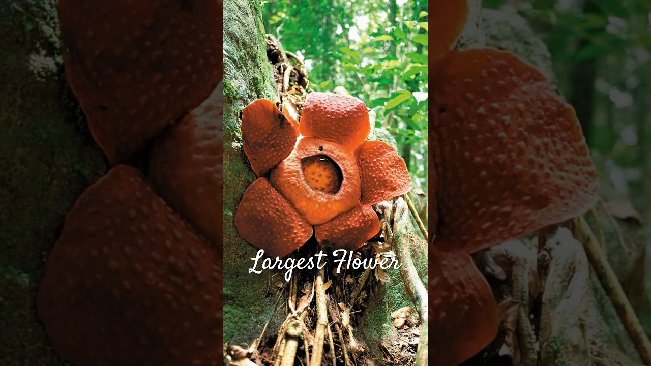 The Largest Flower in the World: Rafflesia Arnoldii Blooming Timelapse