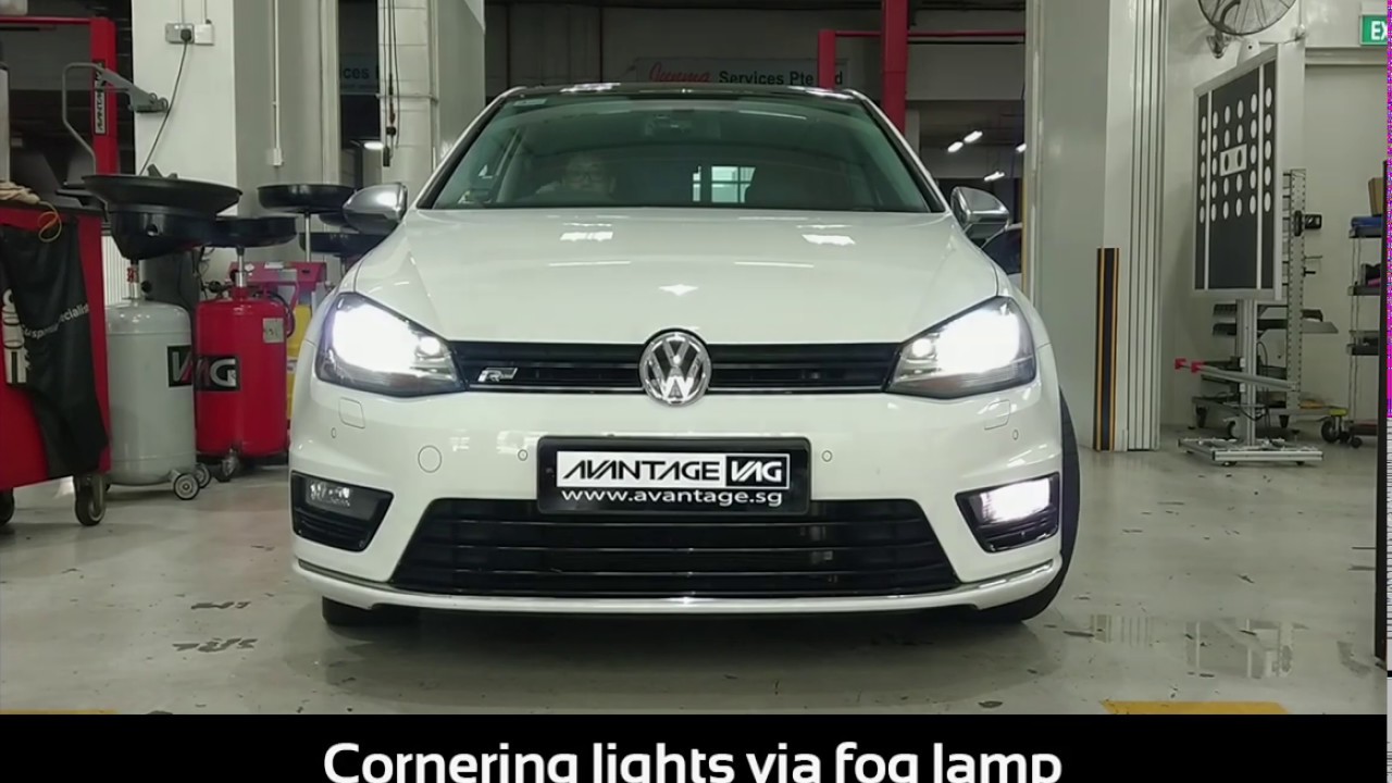 Golf Mk7 cornering light coding
