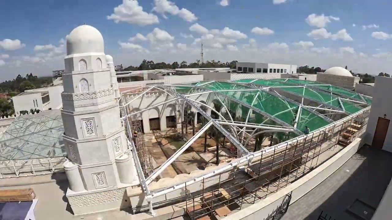 Sahat Roof - Etfe single skin construction - Aljamea tus Saifiyah Nairobi.