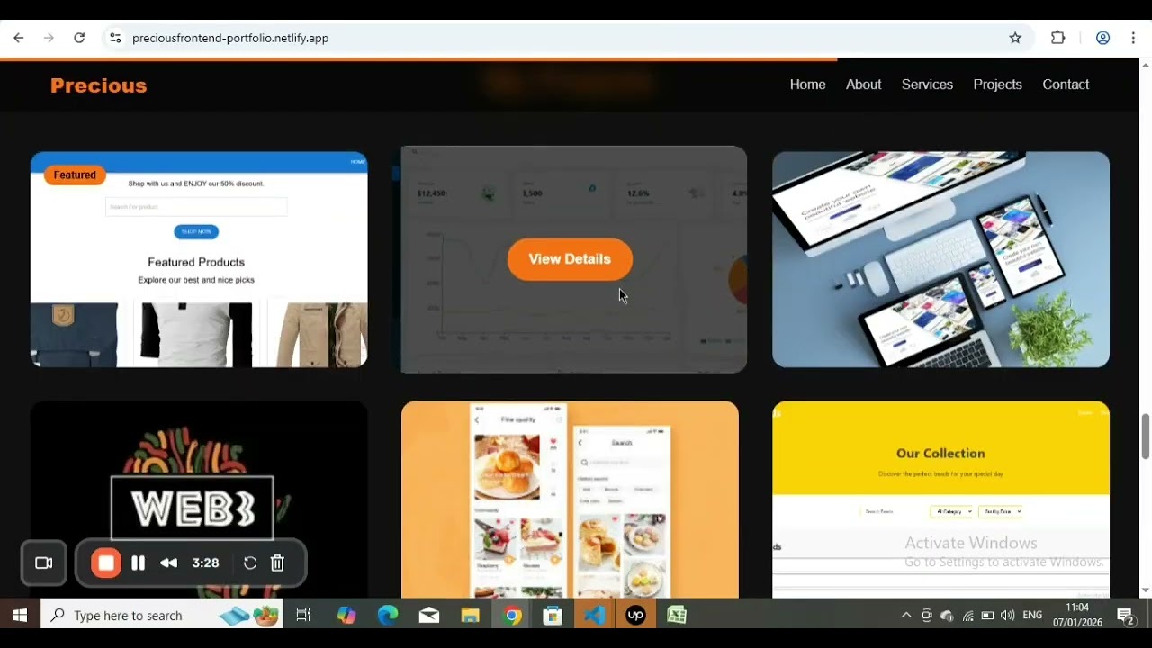 My Front-End Developer Portfolio | Modern, Responsive & Accessible