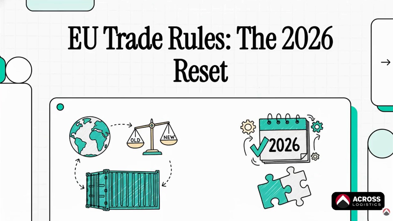 New customs and import requirements in the EU in 2026: ICS2, CBAM and the postponement of the EUDR.