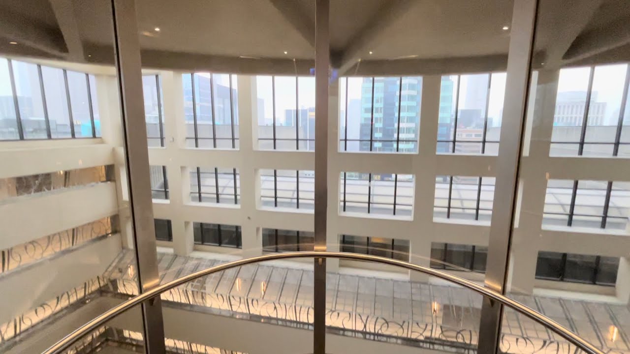 AWESOME Schindler PORT Glass Elevator At The Marriott Marquis (The View) In TS Midtown NY (4/7/2025)