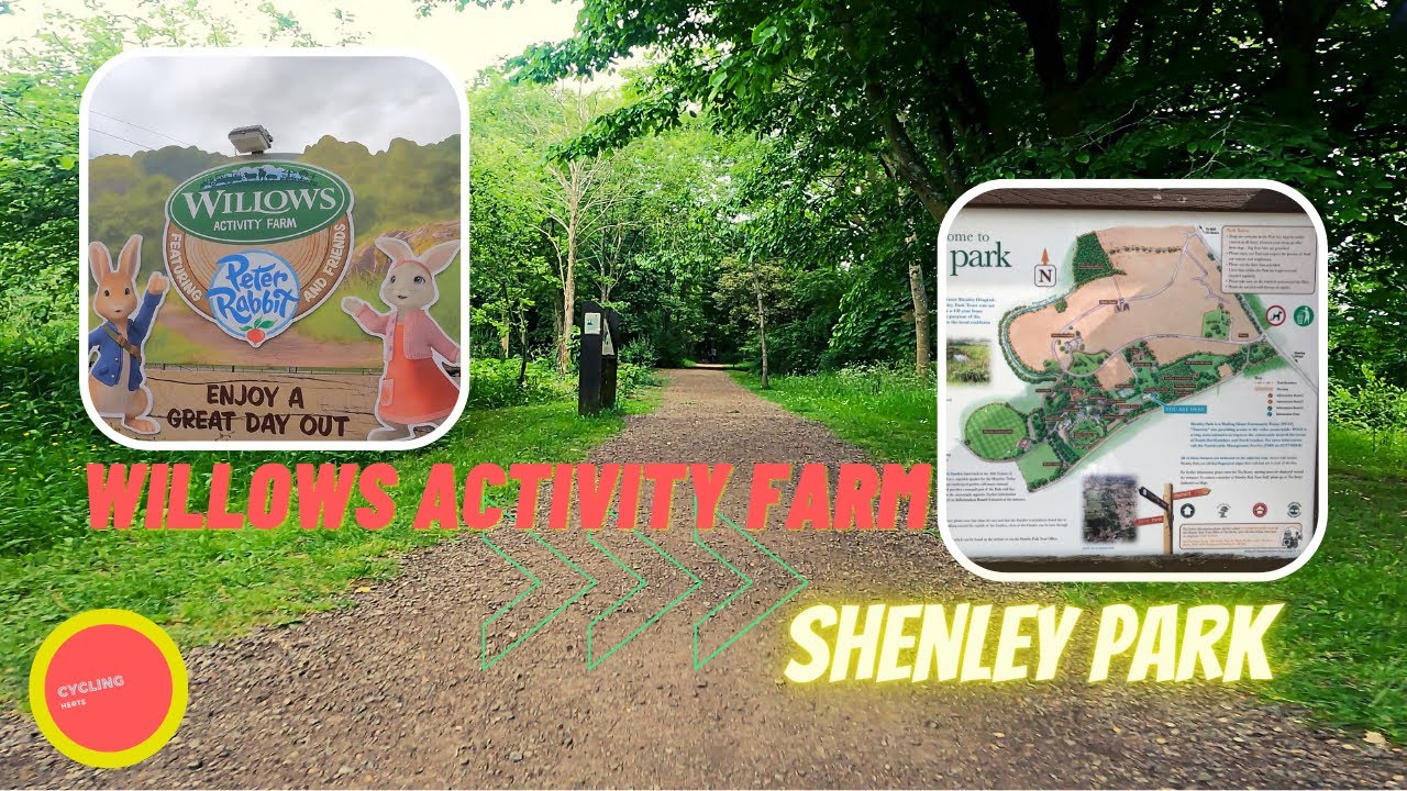 Cycling from Willows Activity Farm to Shenley Park