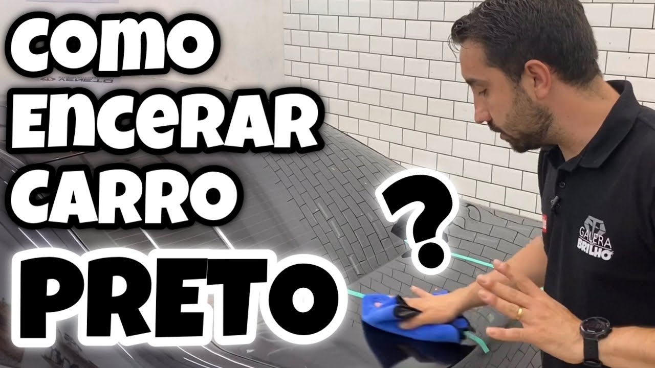 COMO ENCERAR CARRO PRETO | Testamos a Nova Blend Black