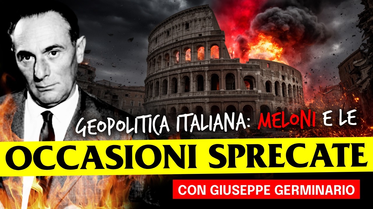 La GEOPOLITICA dell'ITALIA: un PONTE da ricostruire tra EUROPA e MEDITERRANEO (con G. Germinario)