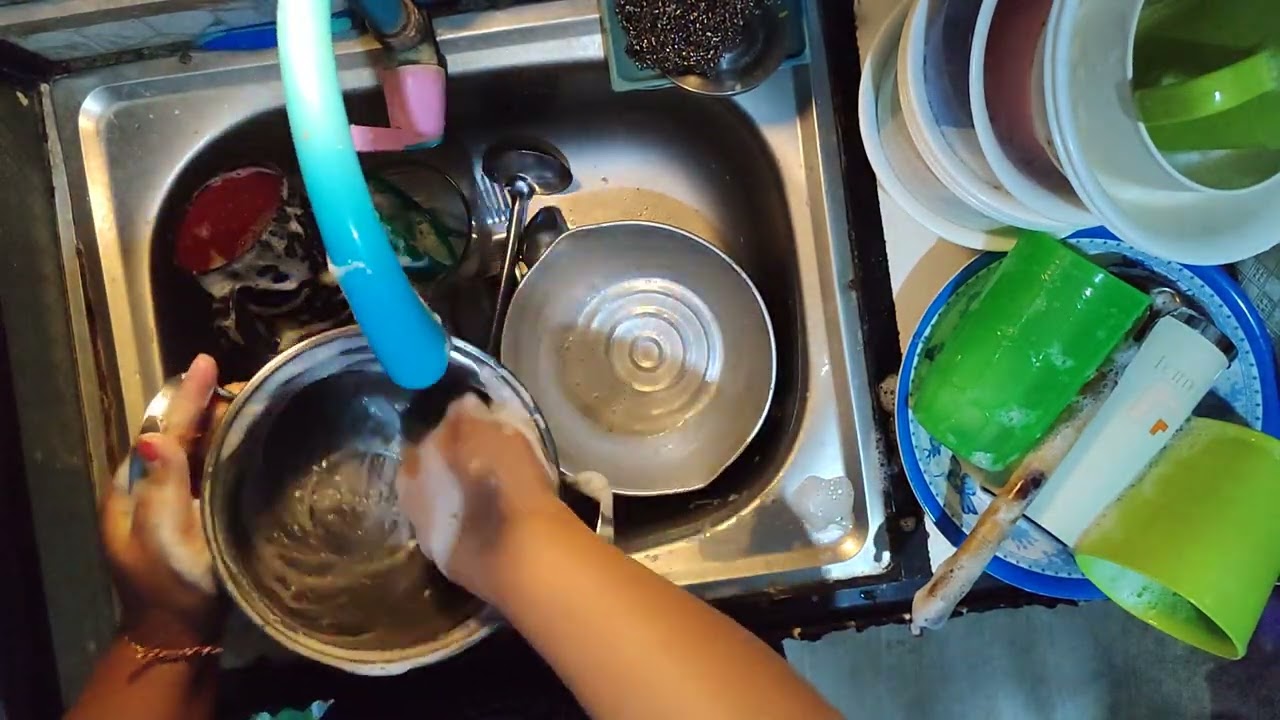 ASMR CUCI PIRING DAY 13
