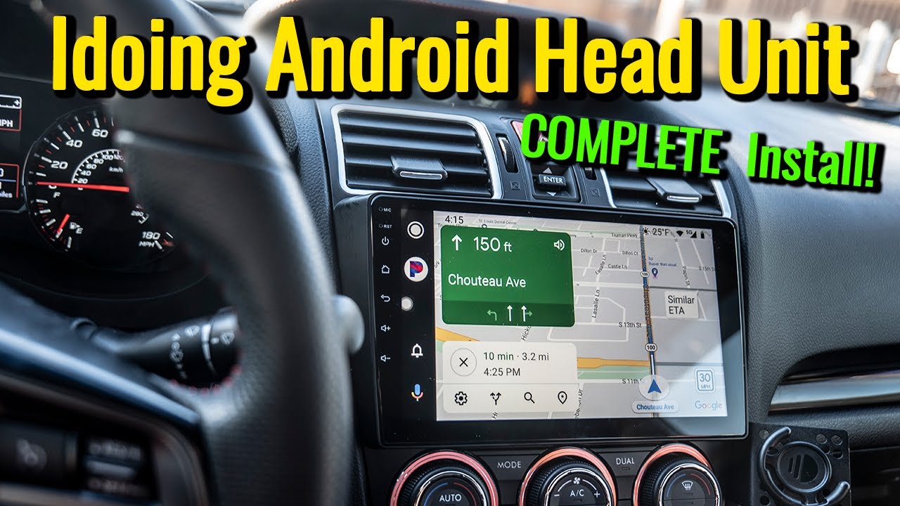 Установка Android-головного устройства на WRX STI