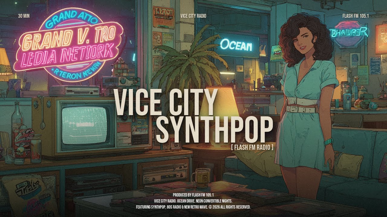 Synthwave Radio Mix | Neon Spring Drive