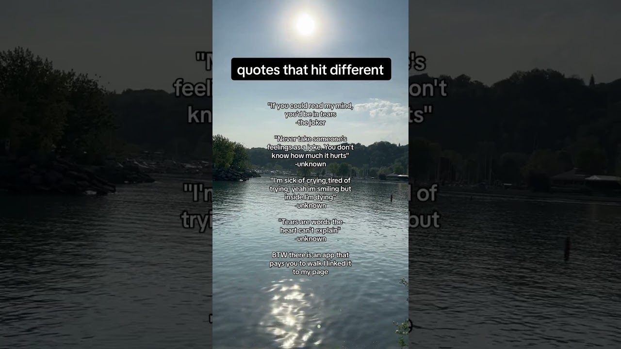 Quotes that hit different