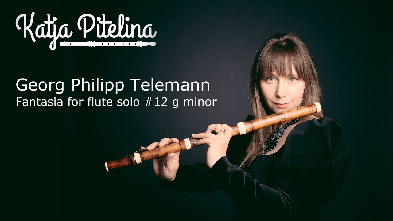 Georg Philipp Telemann Fantasia #12 g minor for flute solo
