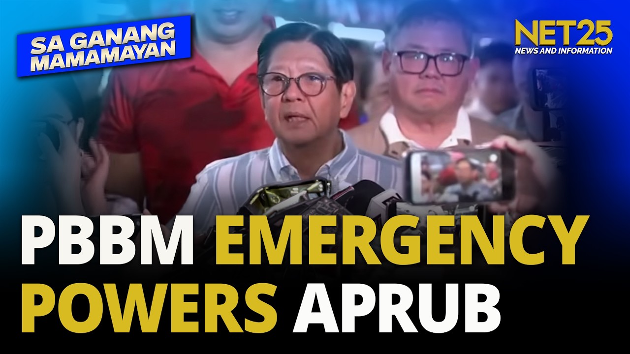 Senado aprub ang emergency powers para kay PBBM