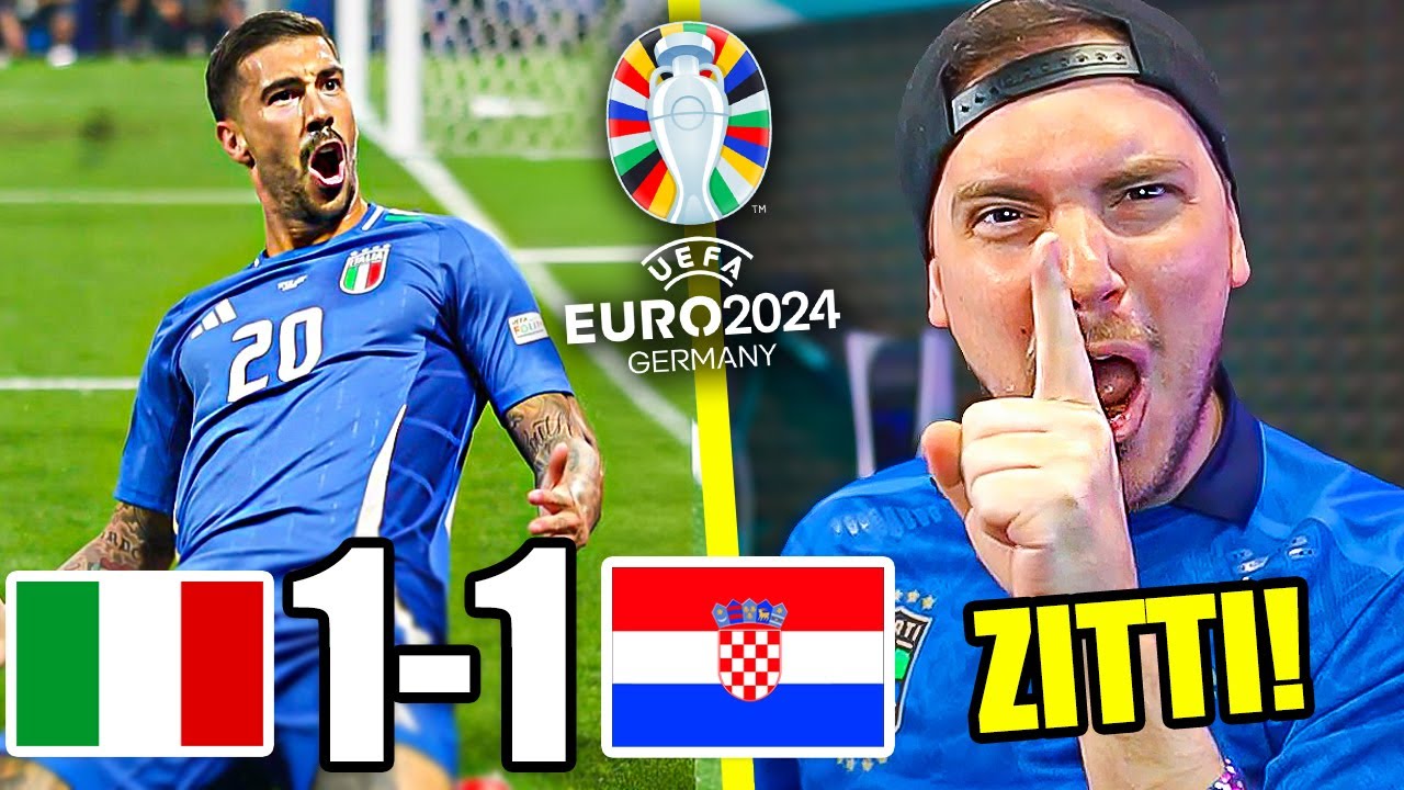 CROAZIA vs ITALIA 1-1 MIRACOLO AL 98'!! - EURO 2024 REAZIONE del WEB ai MEME!