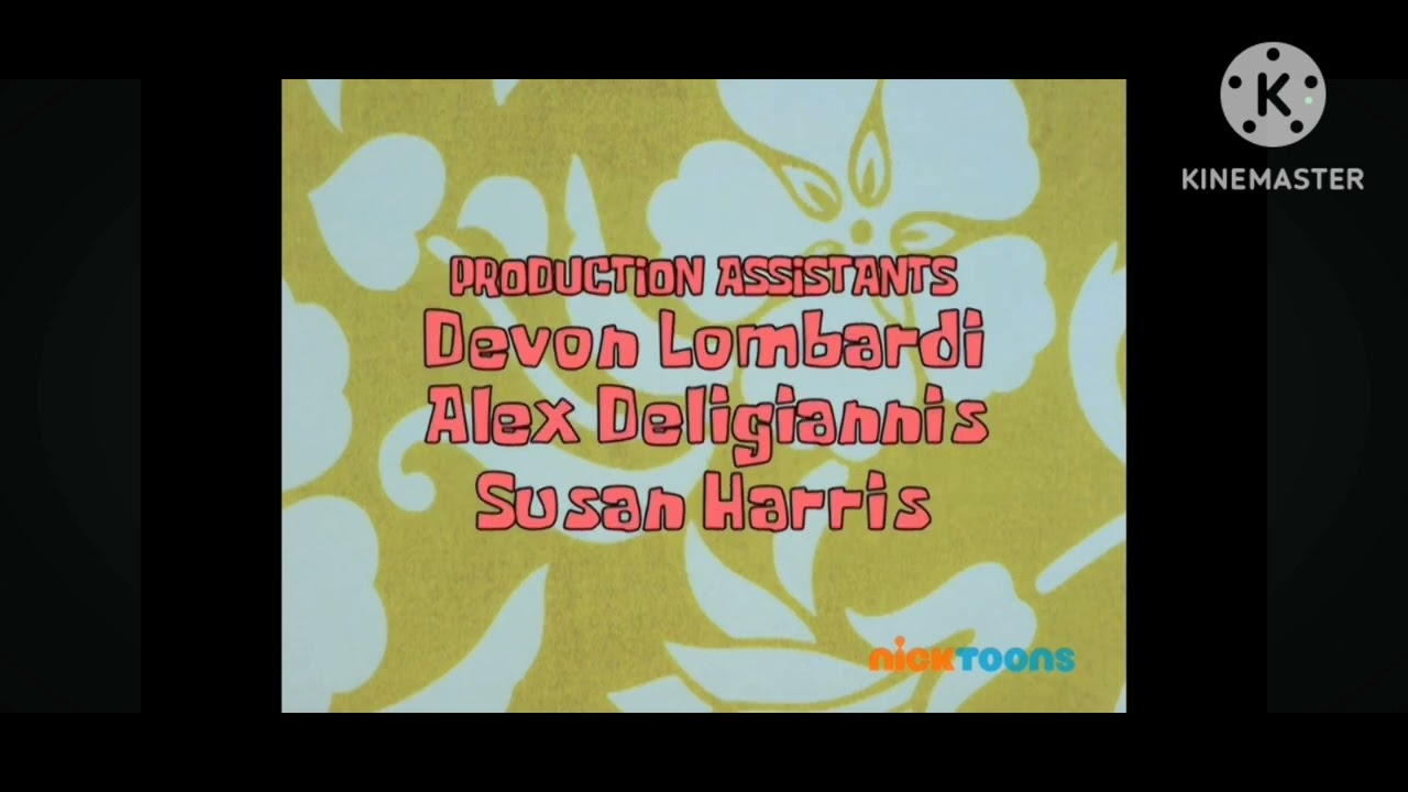 Bob esponja creditos nick 