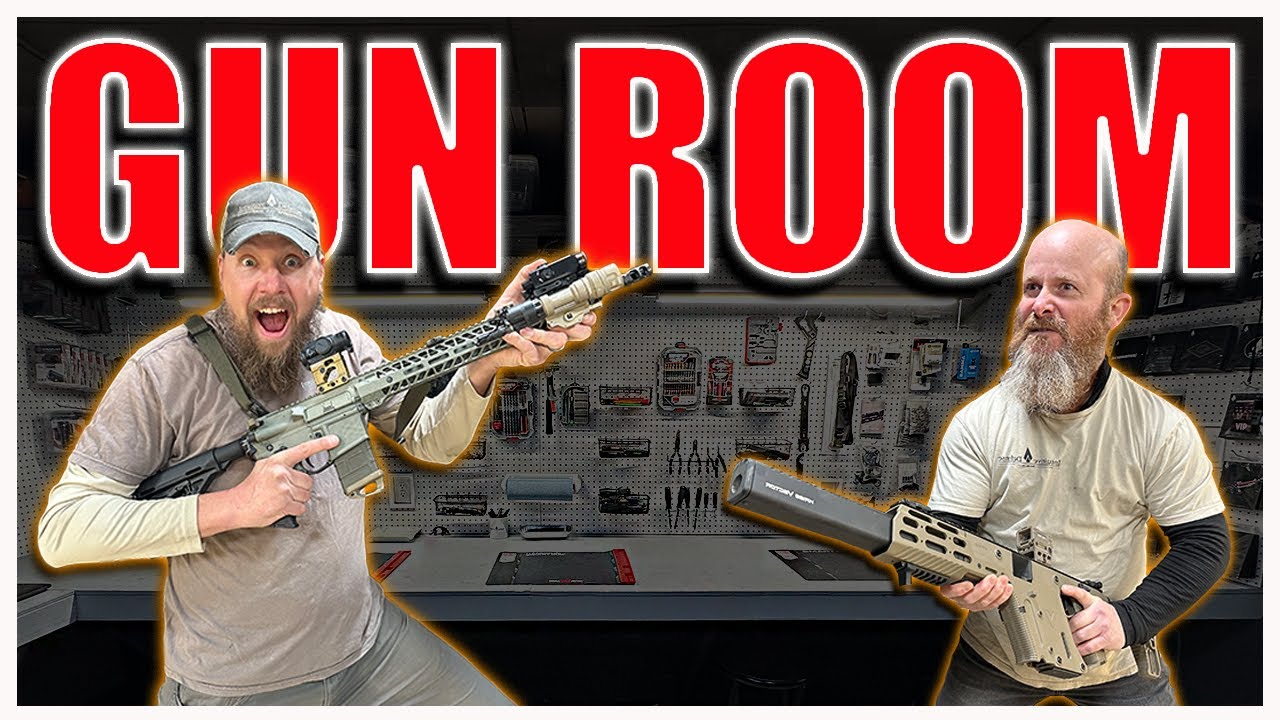 We Built a Gun Room Equipped with a Massive Workbench for Firearm Maintenance!  |  E1
