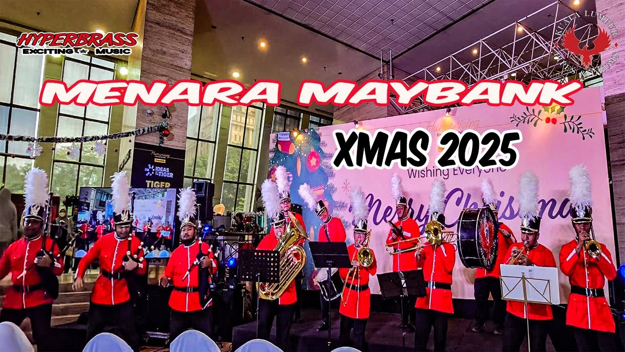KLPD & HyperBrass performed at Menara Maybank Kuala Lumpur for XMAS 2025.