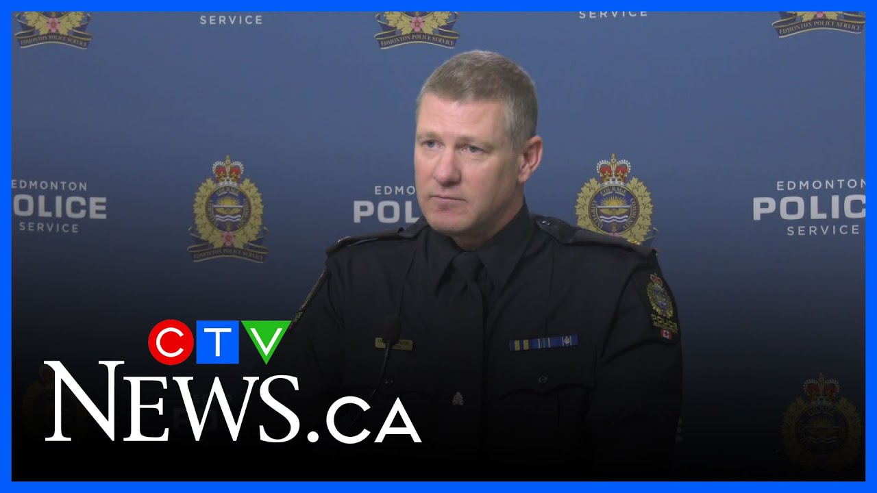 Full news conference: Shooting suspect who fled to India arrested at Edmonton airport