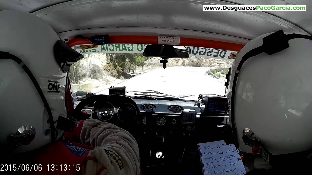 Onboard Seat 1430FU | TC3 Aigües-Relleu | VIII Rally Mutxamel 2015