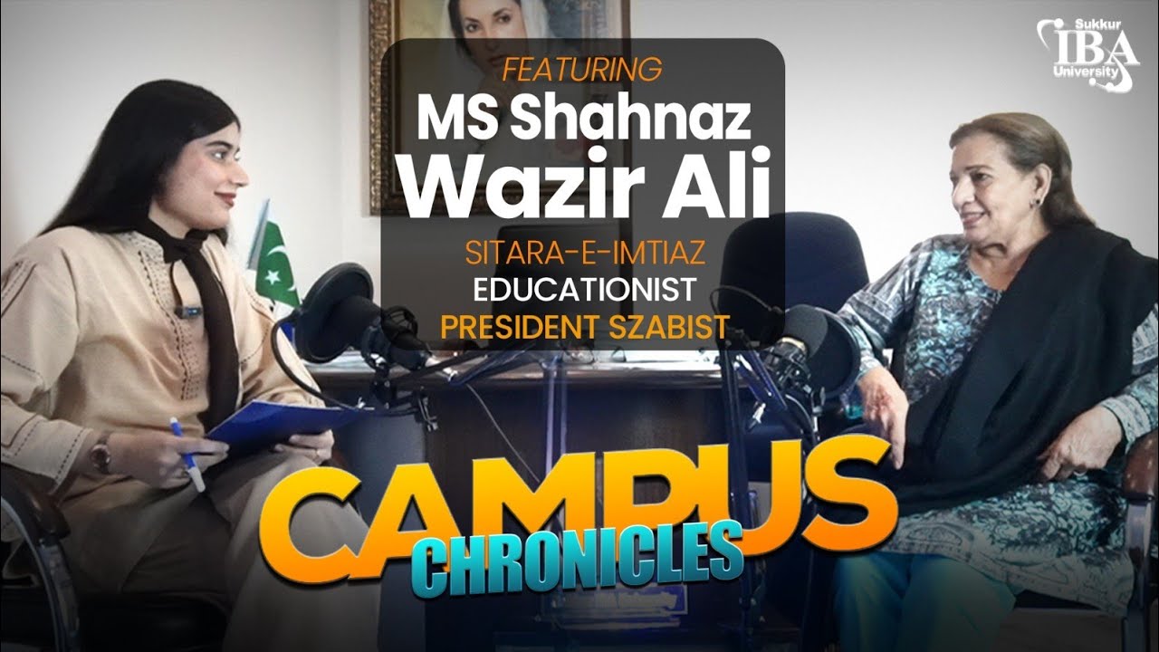 Talk with MS Shahnaz Wazir Ali, Sitara-e-Imtiaz, renowned educationist, President SZABIST