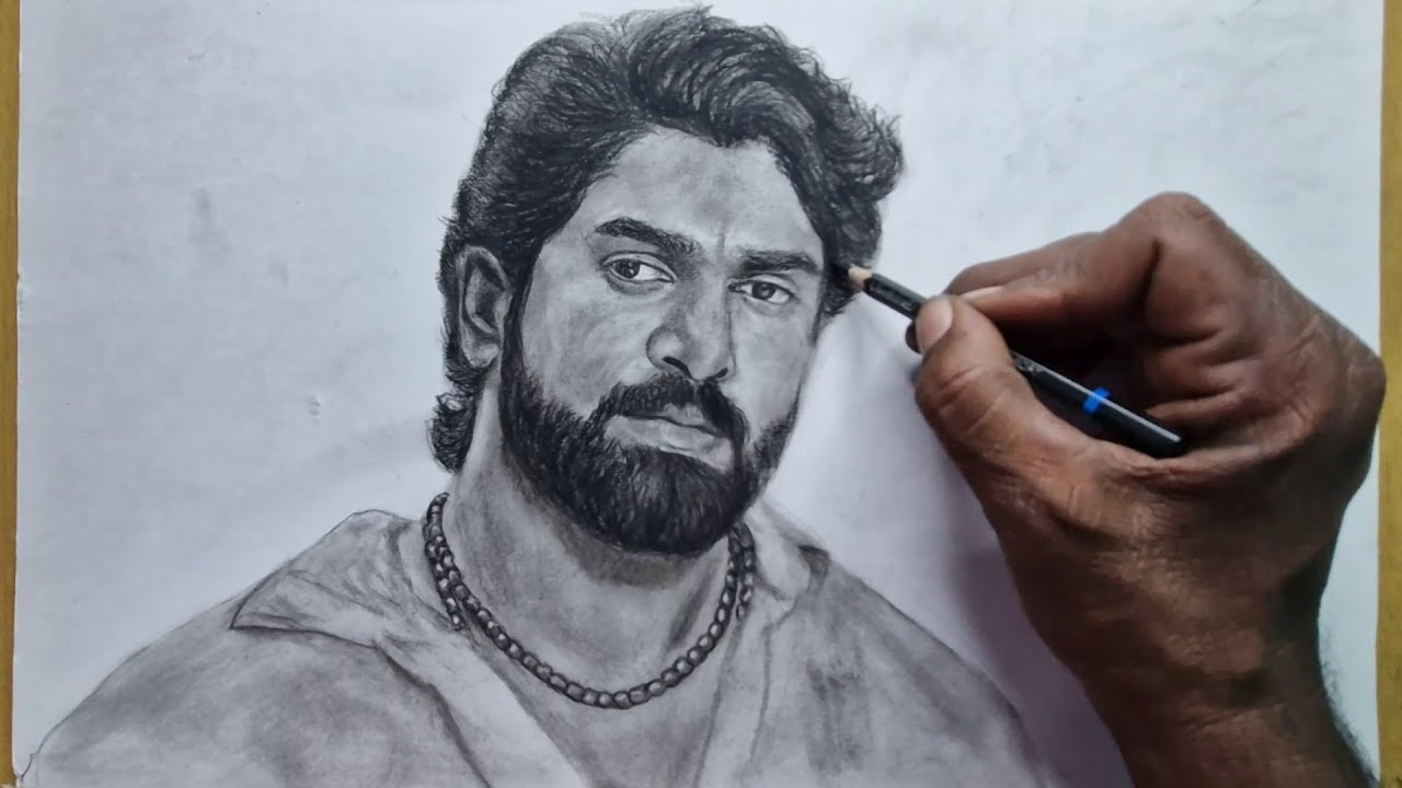 Chinnanjiru Kiliye Serial Naresh Raj Pencil Drawing | MAGIMAY ARTS
