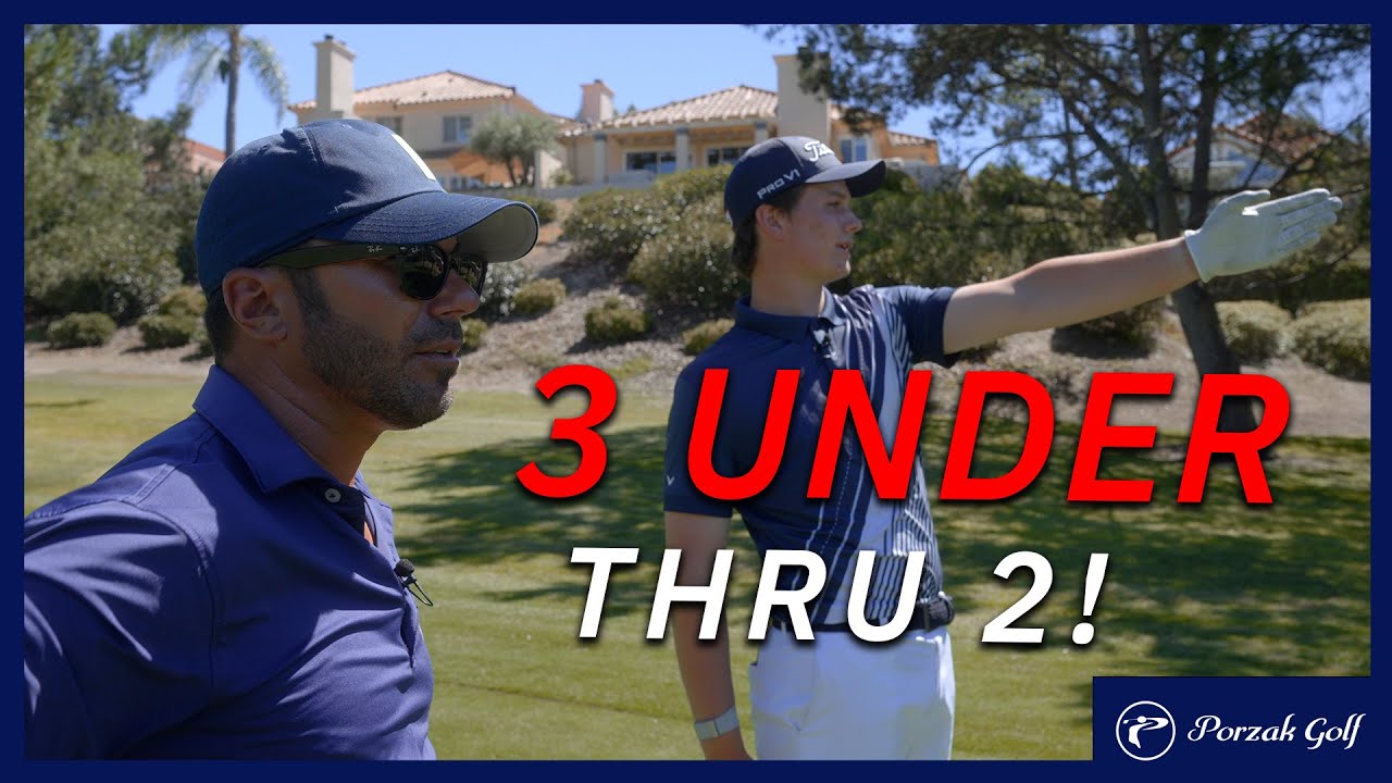 Play with a U.S. OPEN Caddy || GOING LOW