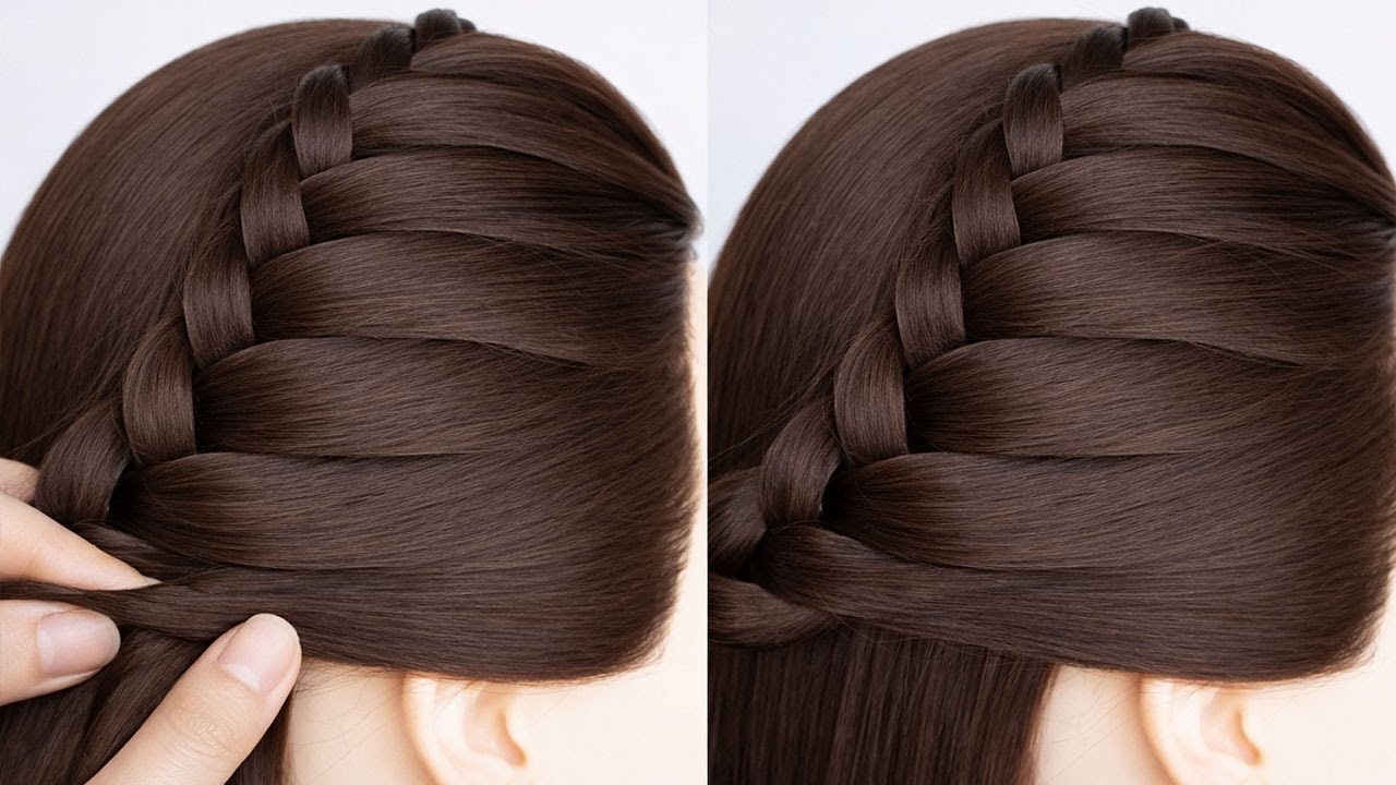 Very Easy Hairstyle - Beautiful Hairstyle For Girls | New Hairstyle For Wedding Guest & Party