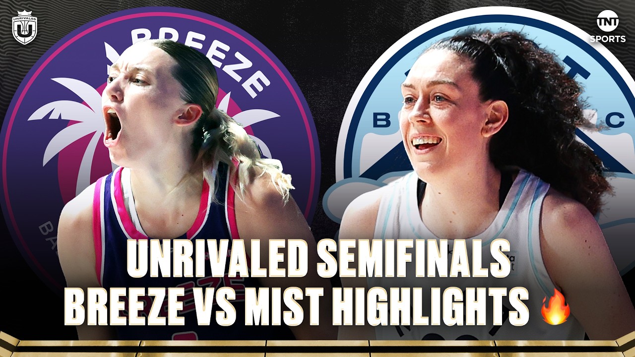 Breeze & Mist Face Off in the Unrivaled Semifinals in Brooklyn 🍿 | Full Highlights