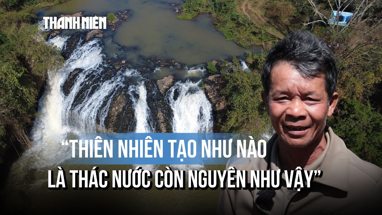 [FLYCAM] Xiêu lòng vẻ hoang sơ ở thác nước cao nguyên ngày đầu năm