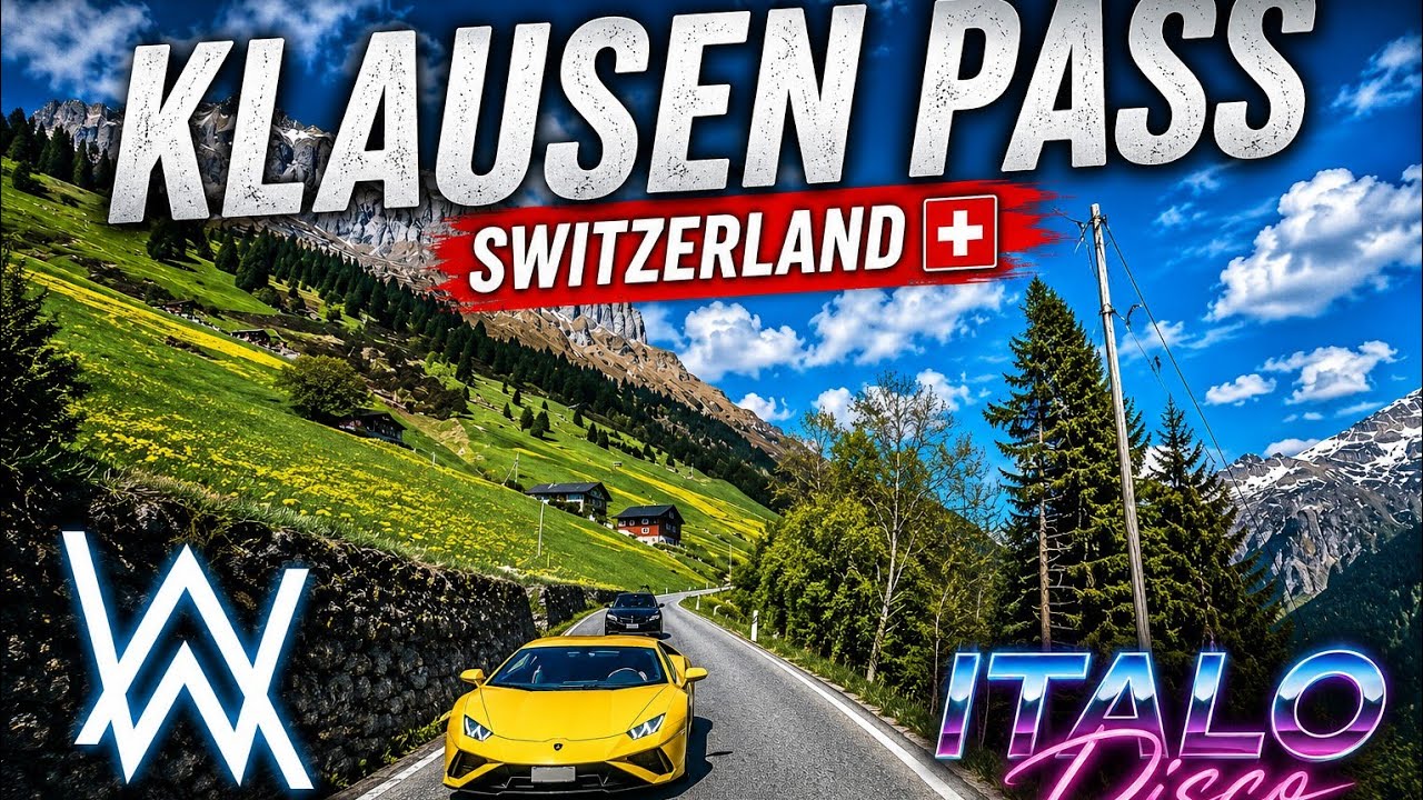Driving Klausen Pass 🇨🇭 Switzerland&rsquo;s Most Beautiful Alpine Road | 4K Scenic Drive