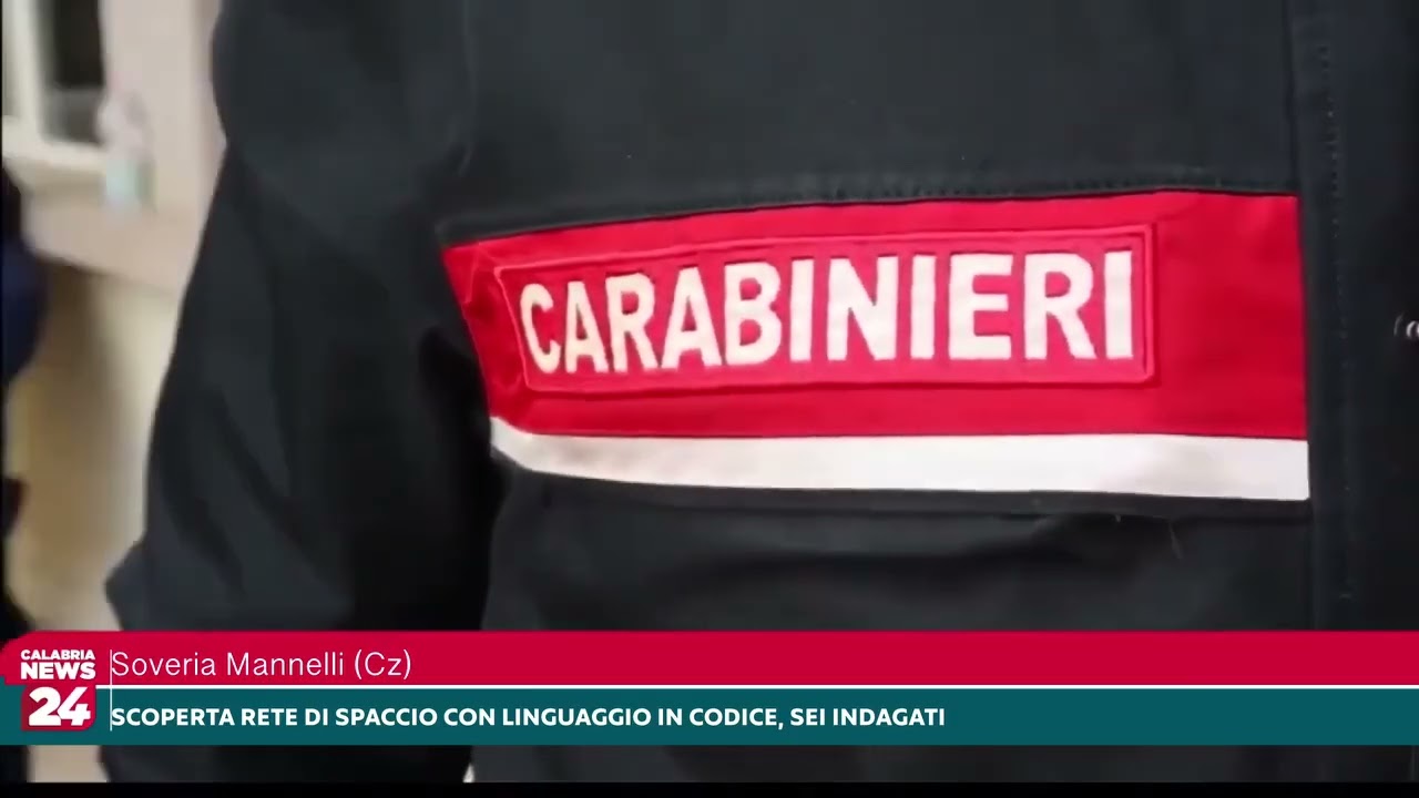Soveria Mannelli, scoperta rete di spaccio con linguaggio in codice sei indagati