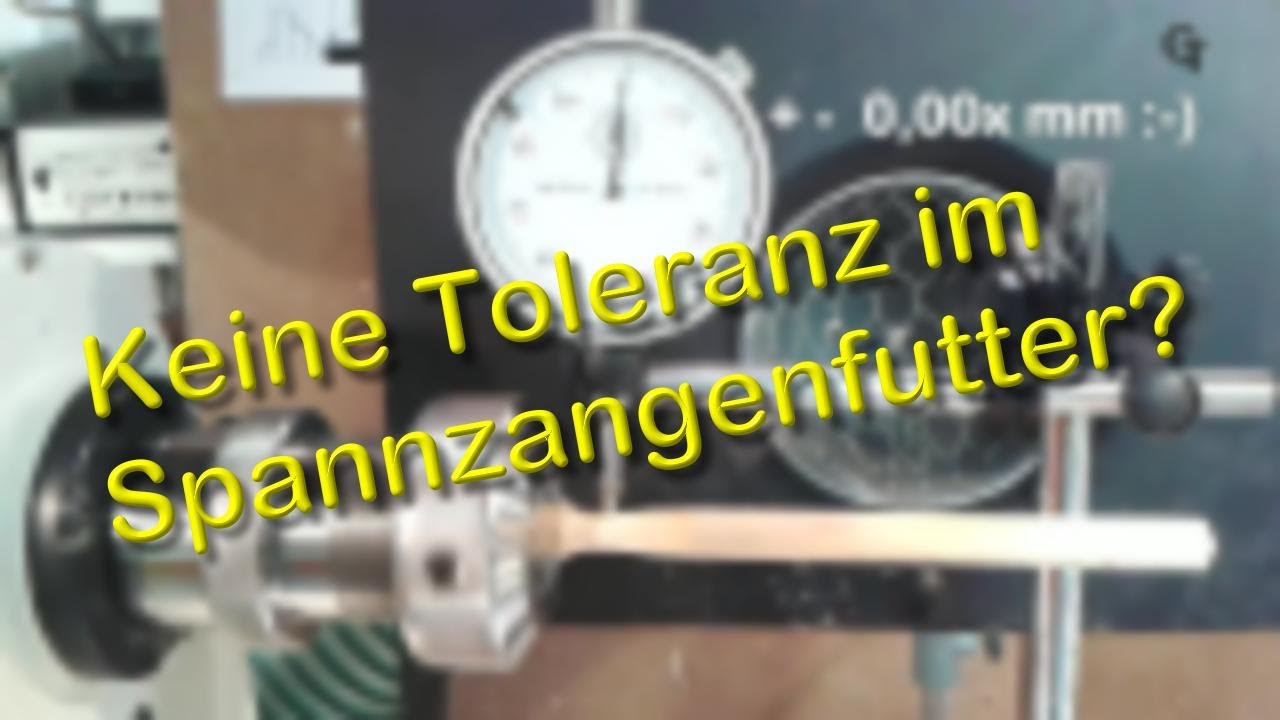Geringe Toleranzen mit Spannzangenfutter? / Minimal tolerances with collet chucks? ~ Drechseln ~