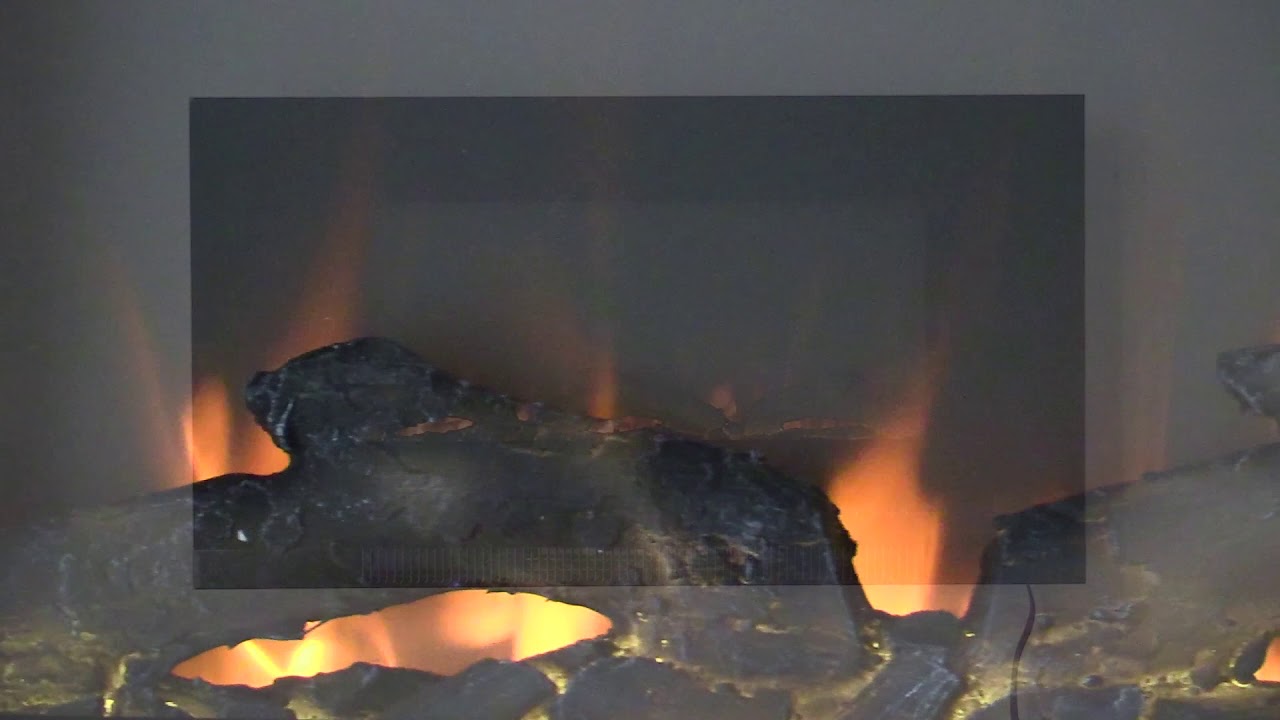 Wall-Mounted Electric Fireplace from FireSense - Item # 62905 + 62906
