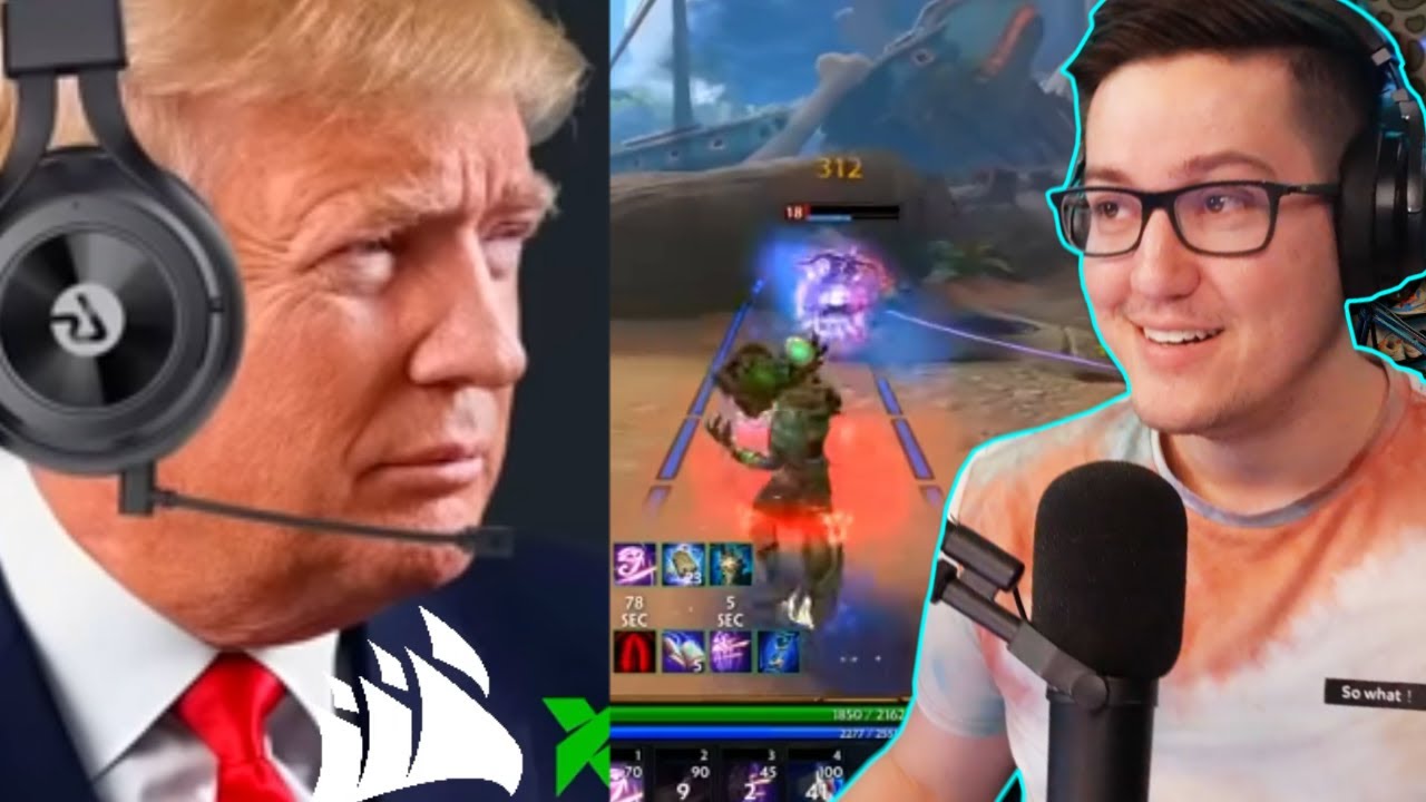 REACTING TO TRUMP AND BIDEN PLAYS SMITE!