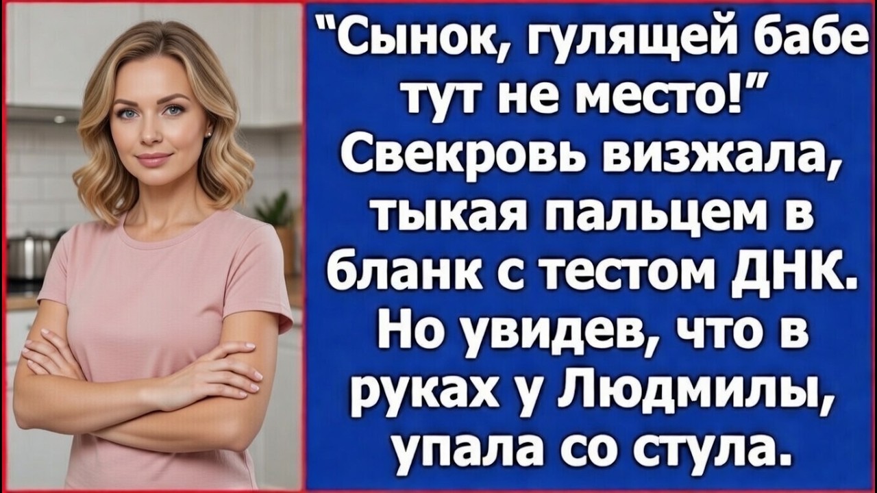 Сынок, гулящей бабе тут не место! Визжала свекровь, но вскоре упала со стула от увиденного.