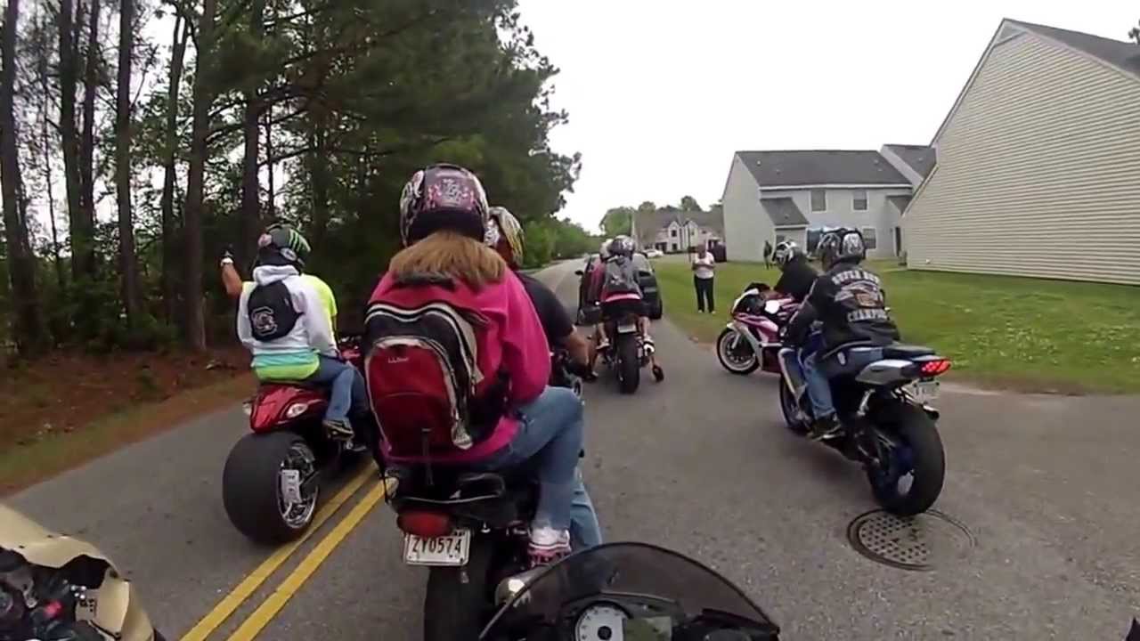 Girl + Sport Bike  Funny Fail  [ HD ]