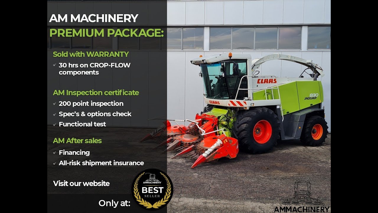 2011 Claas Jaguar 830 for sale @AMMachineryBV