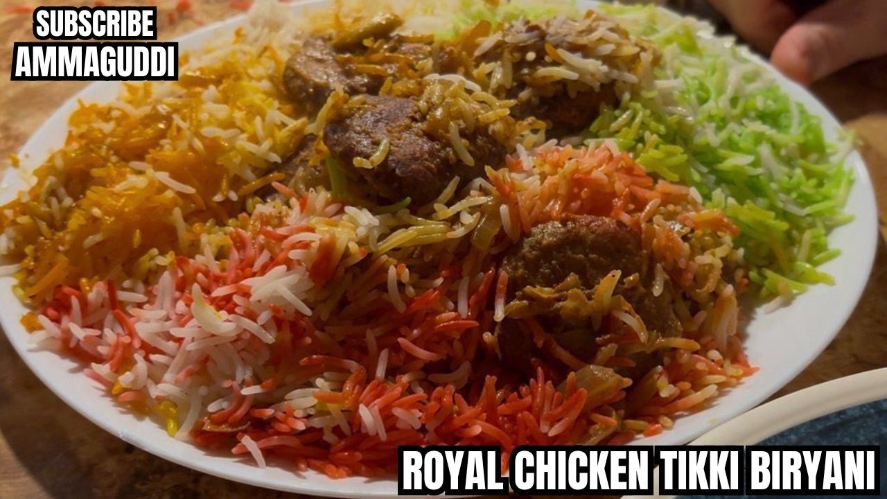 IFTAR SPECIAL ROYAL CHICKEN TIKKI BIRYANI DELICIOUS BY AMMA GUDDI KITCHEN
