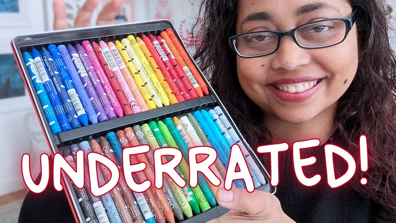 The most UNDERRATED art supplies? Caran D'Ache Neocolor I Review