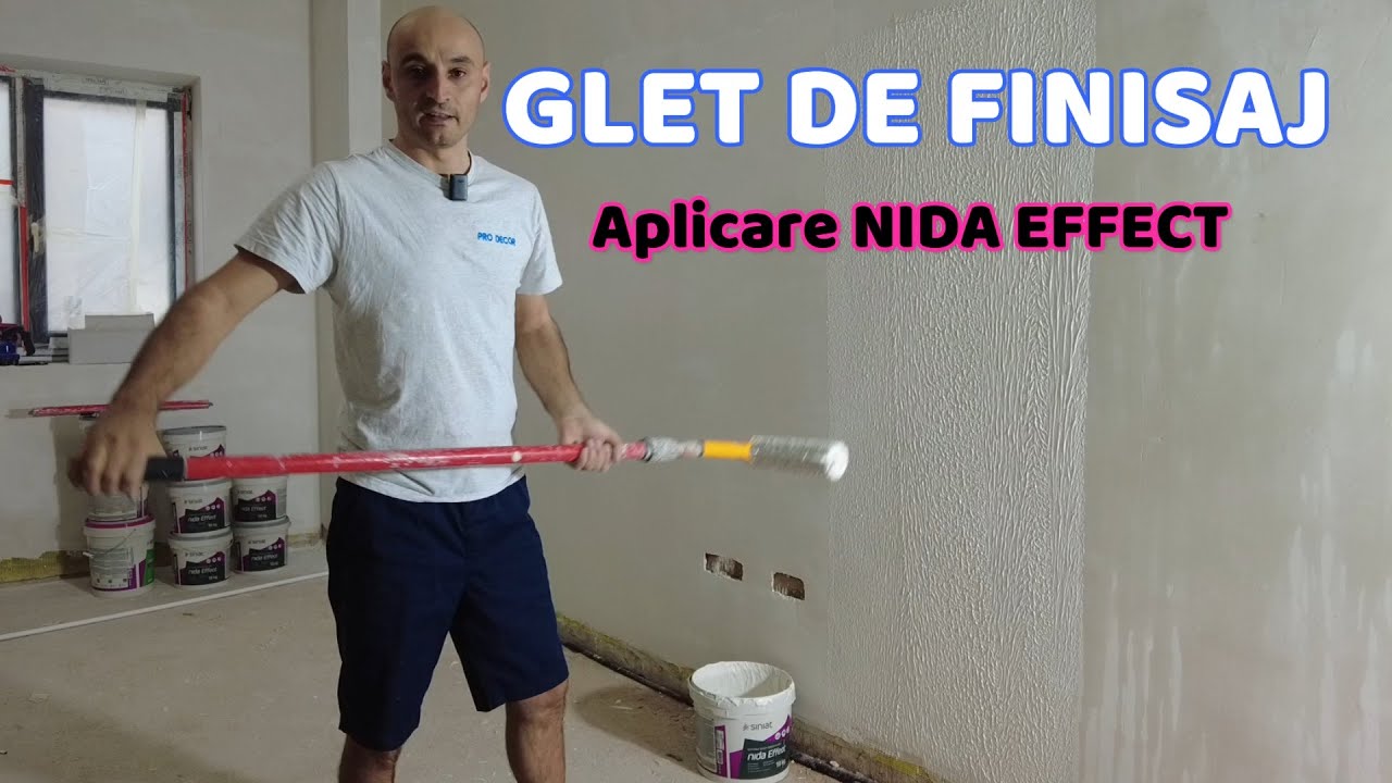 UȘOR și RAPID: Aplicarea pas cu pas a gletului de finisaj Nida Effect @SiniatRomania