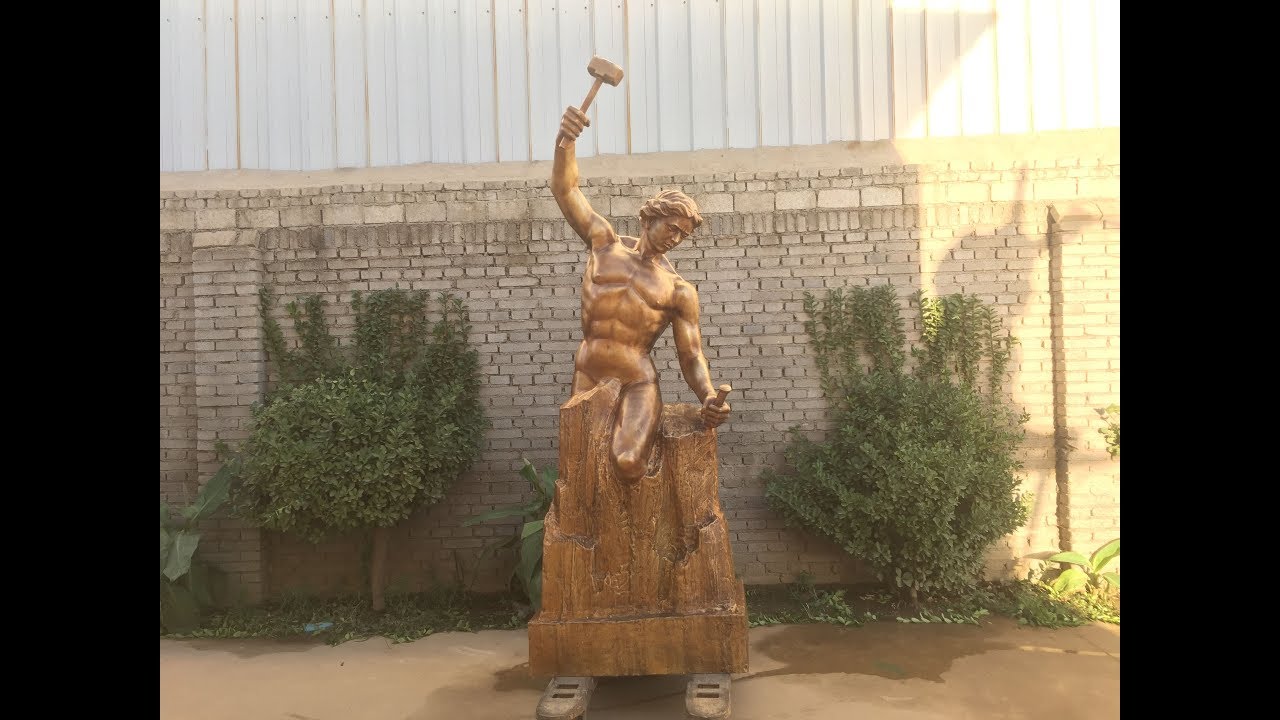 8 Feet Self Made Man Sculpture Replica for Mr Lin from USA