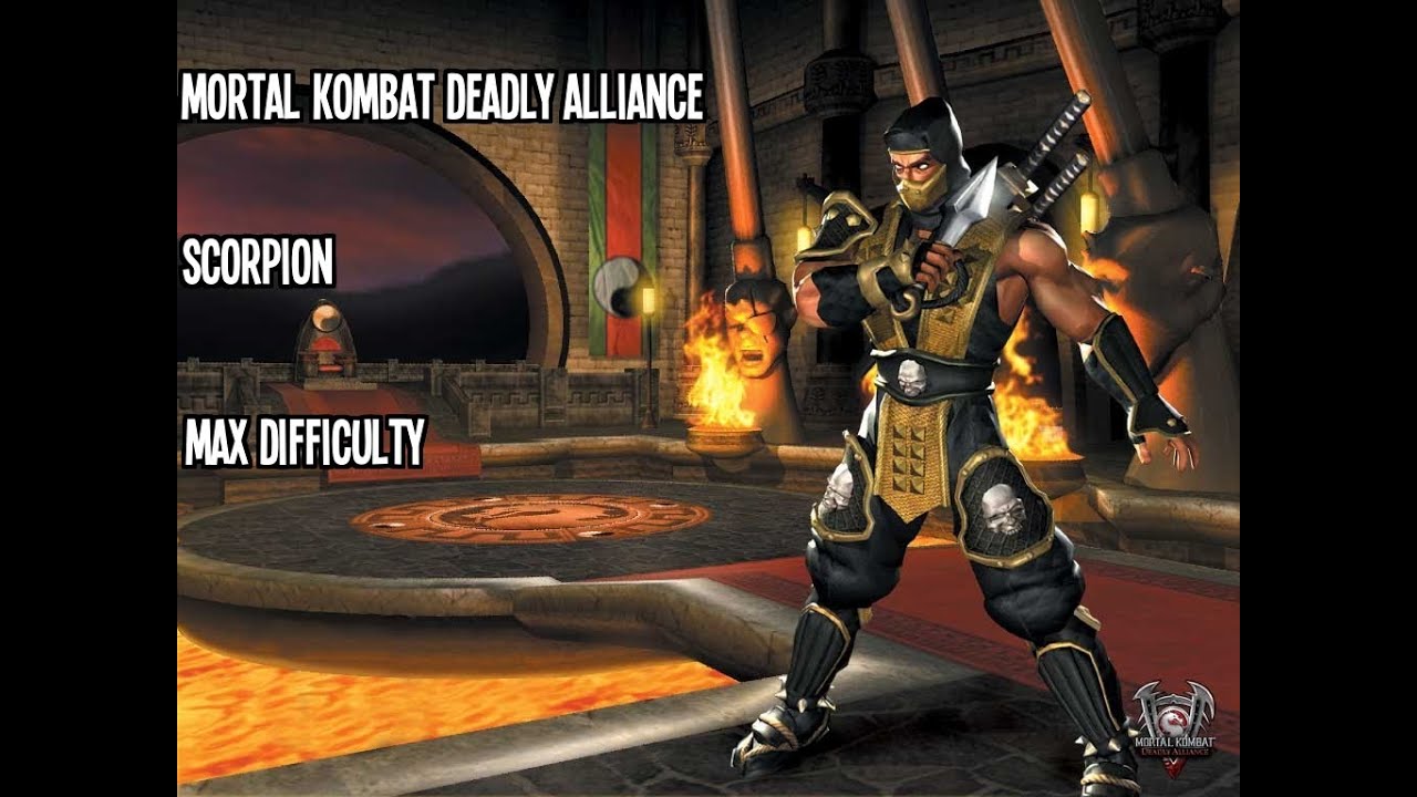 Mortal Kombat Deadly Alliance — Скорпион — Максимальная сложность