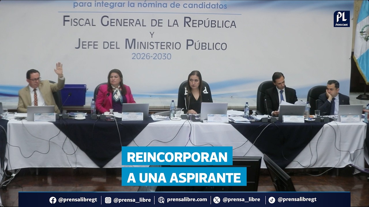 Comisión del MP reincorpora a una aspirante y deja fuera a Palencia, Alfaro y Beltranena del proceso