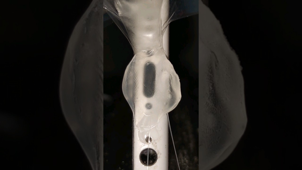 Test: Cleaning iPhone charging Port with hot glue, don't try this at home ❌ #satisfying #asmr