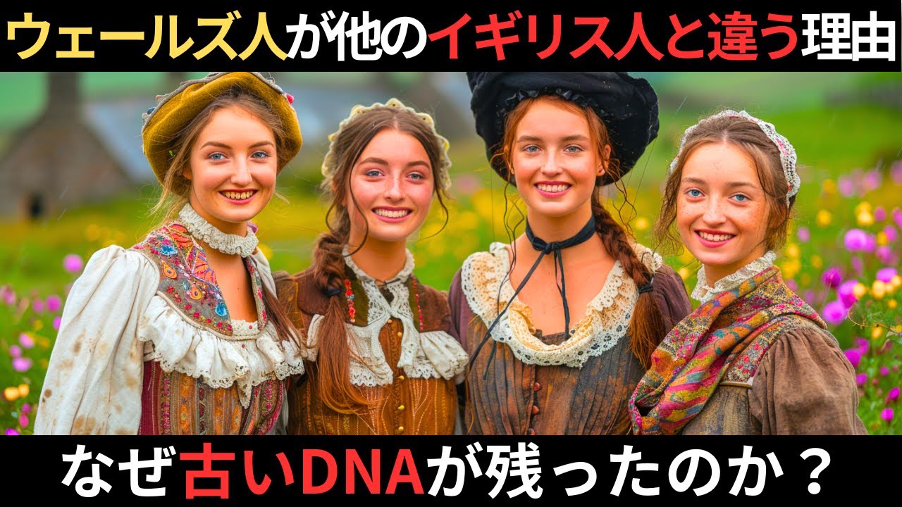 ウェールズ人はなぜ他のイギリス人と違うのか？古いDNAが残った理由とは？見た目や気質は違うの？