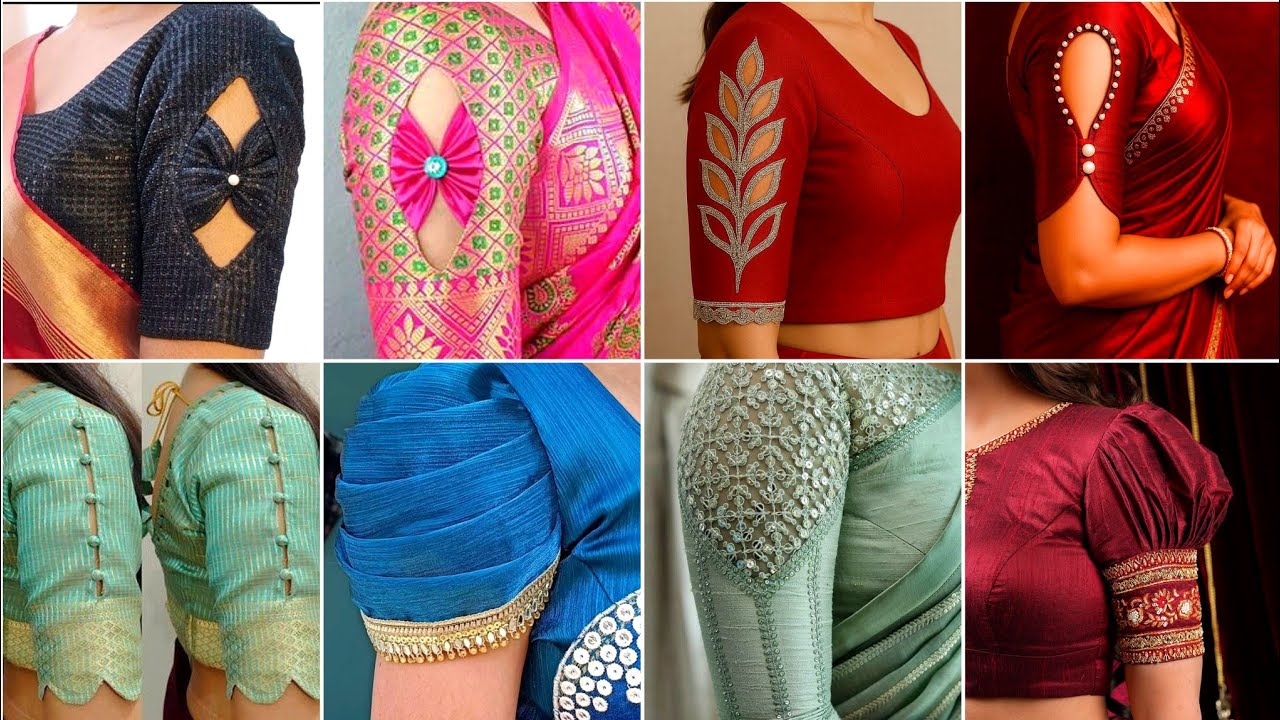 Latest Blouse sleeve designs🥰... /wedding dresses/plain dress design/kids dress designs#viralvideo 