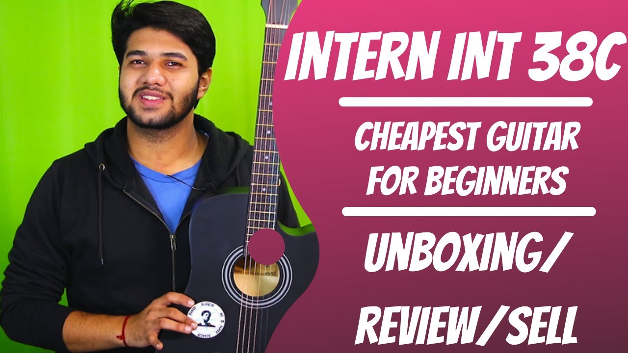Intern INT 38C | Unboxing/Review/Sell | Cheap Guitar For Beginners In India | The Acoustic Baniya