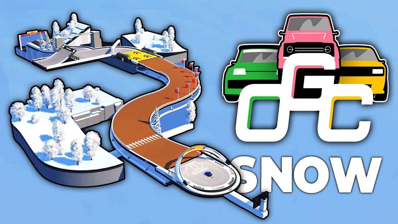Pro Player trying out the NEW Trackmania Snow School!