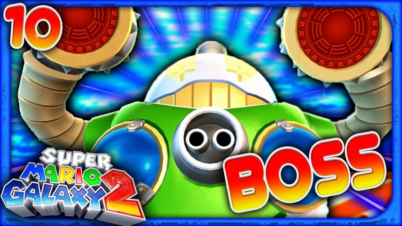 BOSS-FIGHT gegen den PRESSLUFTPOLTERER! | Super Mario Galaxy 2 #10