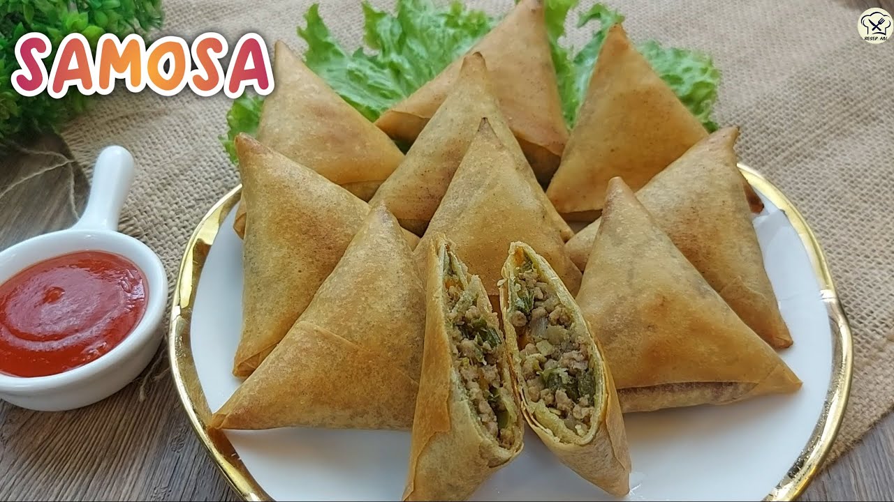 RESEP SAMOSA ISI DAGING SAPI RENYAH KRIUK ISIANNYA ENAK BANGET