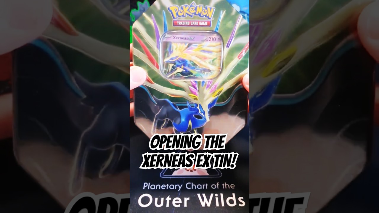 Opening Spring Azure Legends Tin - Xerneas EX! 🔥 #pokemon